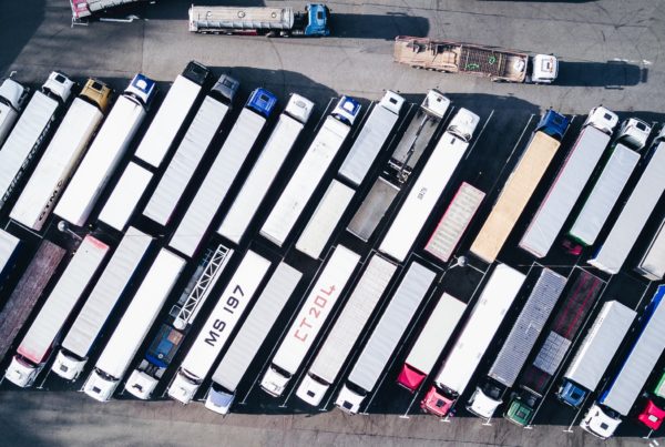 Picture of parked trucks